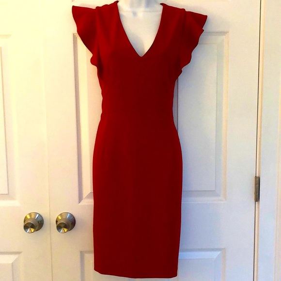 Dkny Dresses & Skirts - DKNY Flutter Sleeve Sheath